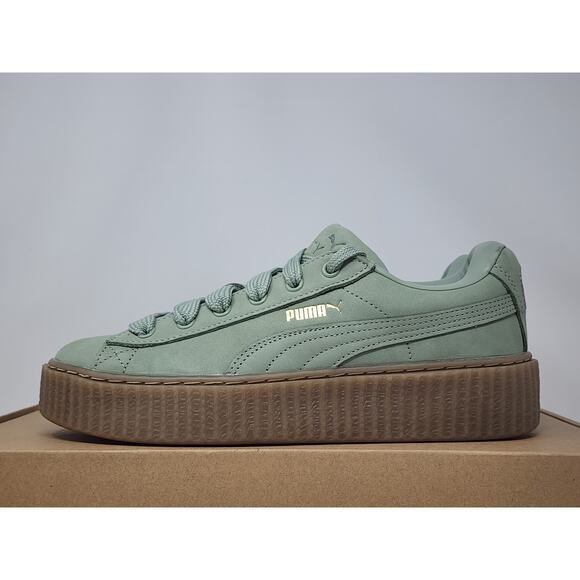 Puma Creeper Phatty Rihanna Fenty WMNS GREEN FOG 399865-02 Size 8.5w - Picture 3 of 7